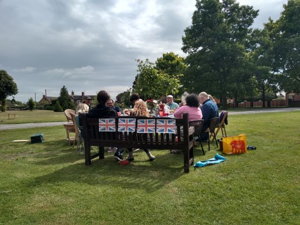 The village Jubilee picnic, June 4th